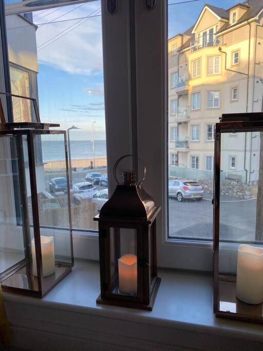 Luxury Modern 1Bed Sea View Apartment Rhôs-on-Sea Exteriér fotografie