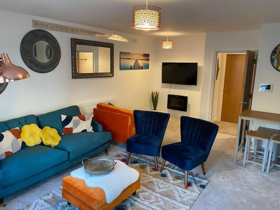 Luxury Modern 1Bed Sea View Apartment Rhôs-on-Sea Exteriér fotografie