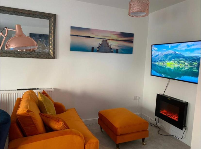 Luxury Modern 1Bed Sea View Apartment Rhôs-on-Sea Exteriér fotografie